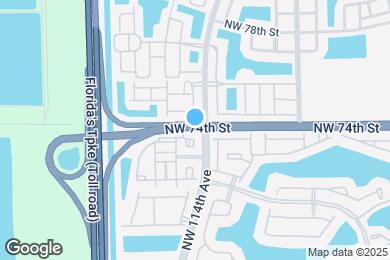 Map image of the property - 7240 NW 114th Ave