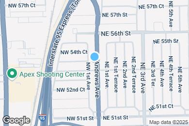 Map image of the property - 5365 N Andrews Ave
