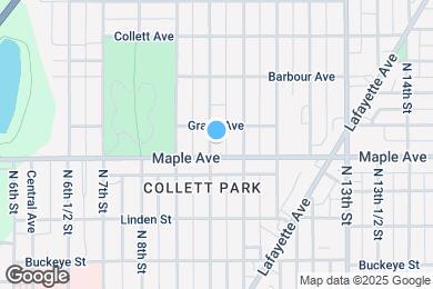 Map image of the property - 2109 N 10th St