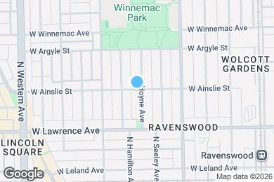 Map image of the property - 2242 W Ainslie St