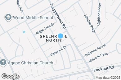 Map image of the property - 6507 Ridge Peak Dr