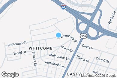Map image of the property - 2423 Whitcomb St