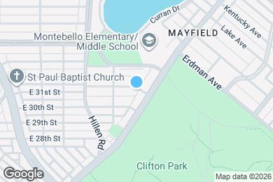 Map image of the property - 2045 E 31st St