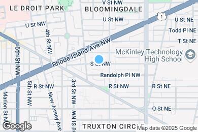 Map image of the property - 144 S St NW
