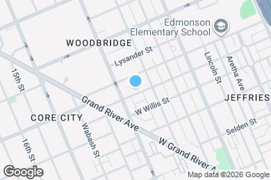 Map image of the property - 1748 Calumet St