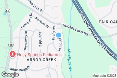 Map image of the property - 125 Fairford Dr