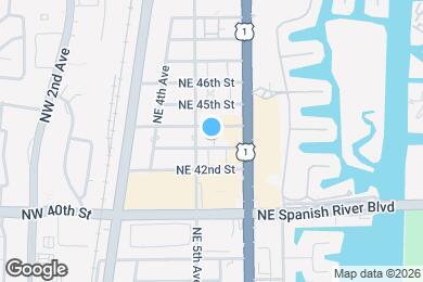 Map image of the property - 521 NE 43rd St