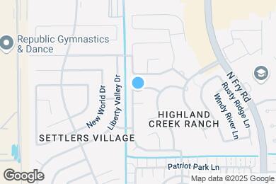 Map image of the property - 20811 Mossy Hill Ln