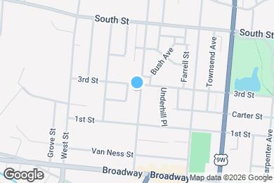 Map image of the property - 93 Fullerton Ave