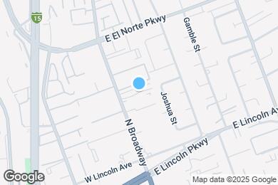Map image of the property - 1142 N Broadway