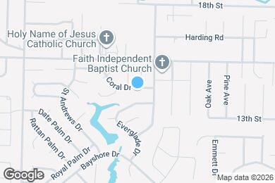 Map image of the property - 1126 Coral Dr