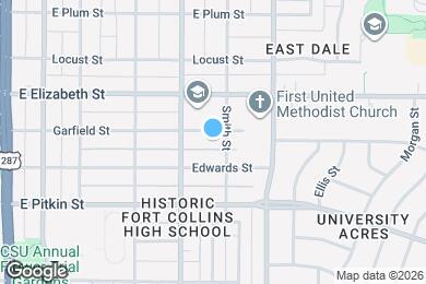 Map image of the property - 521 Garfield St