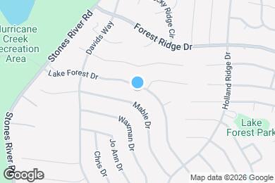 Map image of the property - 403 Lake Forest Dr