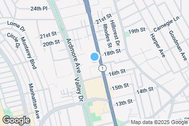 Map image of the property - 1707 Pacific Coast Hwy