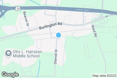 Map image of the property - 301 Oferrell St