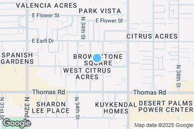 Map image of the property - 3435 E Lance Ln