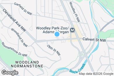 Map image of the property - 2501 Calvert St NW