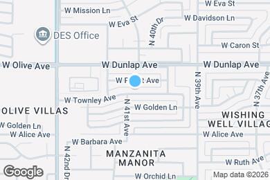 Map image of the property - 4048 W Townley Ave