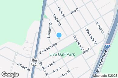 Map image of the property - 102 Pecan Dr