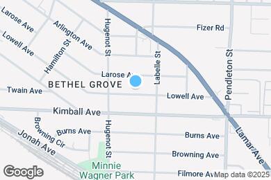 Map image of the property - 2610 Lowell Ave