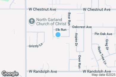 Map image of the property - 4801 Chaparral Run