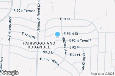 Map image of the property - 8402 E 92nd Terrace