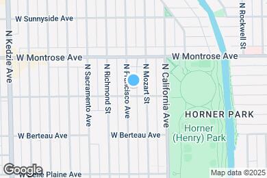 Map image of the property - 4311 N Francisco Ave