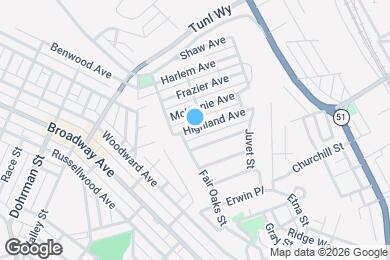 Map image of the property - 85 Highland Ave