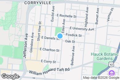 Map image of the property - 2731 Eden Ave