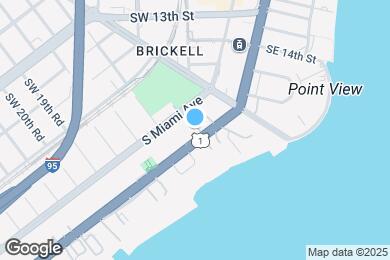 Map image of the property - 1550 Brickell Ave