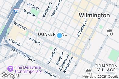 Map image of the property - 423 N Tatnall St