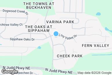 Map image of the property - 708 E Ivy Valley Dr
