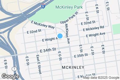 Map image of the property - 704 E Wright Ave