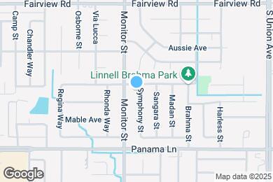 Map image of the property - 6205 Symphony St