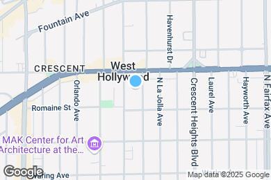 Map image of the property - 1031 N Harper Ave