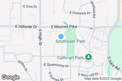 Map image of the property - 1632 S Sycamore Ct