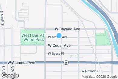 Map image of the property - 1510 W Maple Ave