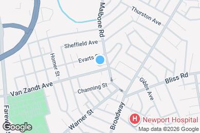 Map image of the property - 142 Van Zandt Ave