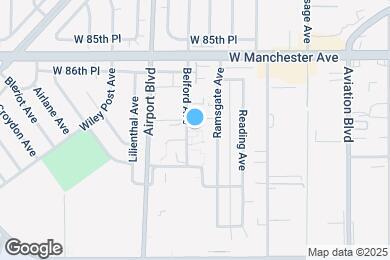 Map image of the property - 8734 Belford Ave