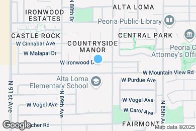 Map image of the property - 8725 W Ironwood Dr