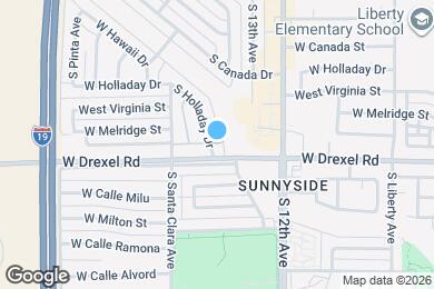 Map image of the property - 734 W Holladay Dr