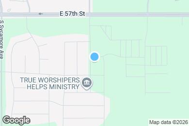 Map image of the property - 5404 S Dubuque Ave