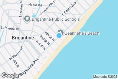 Map image of the property - 400 E Brigantine Ave
