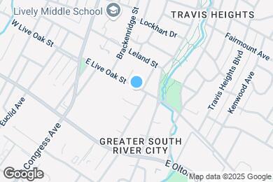 Map image of the property - 509 E Live Oak St