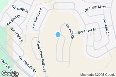 Map image of the property - 16171 SW 48th Cir