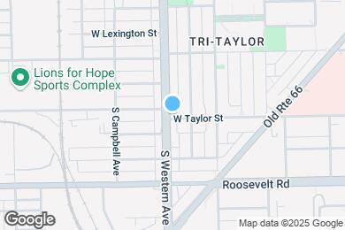 Map image of the property - 939 S Western Ave