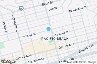 Map image of the property - 1885 Diamond St
