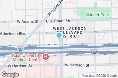 Map image of the property - 320 S Ashland Ave