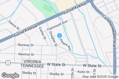 Map image of the property - 210 Seward Ave