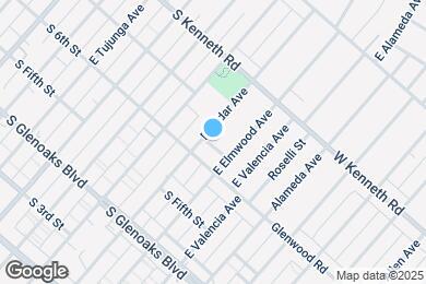 Map image of the property - 618 E Cedar Ave